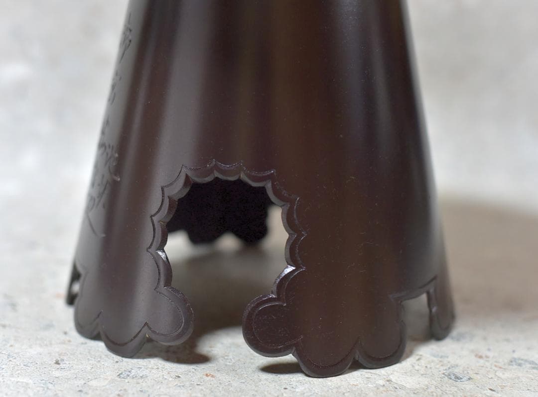 唐銅池坊、御玄猪、薄葉田【極上品】　花入れ　花道