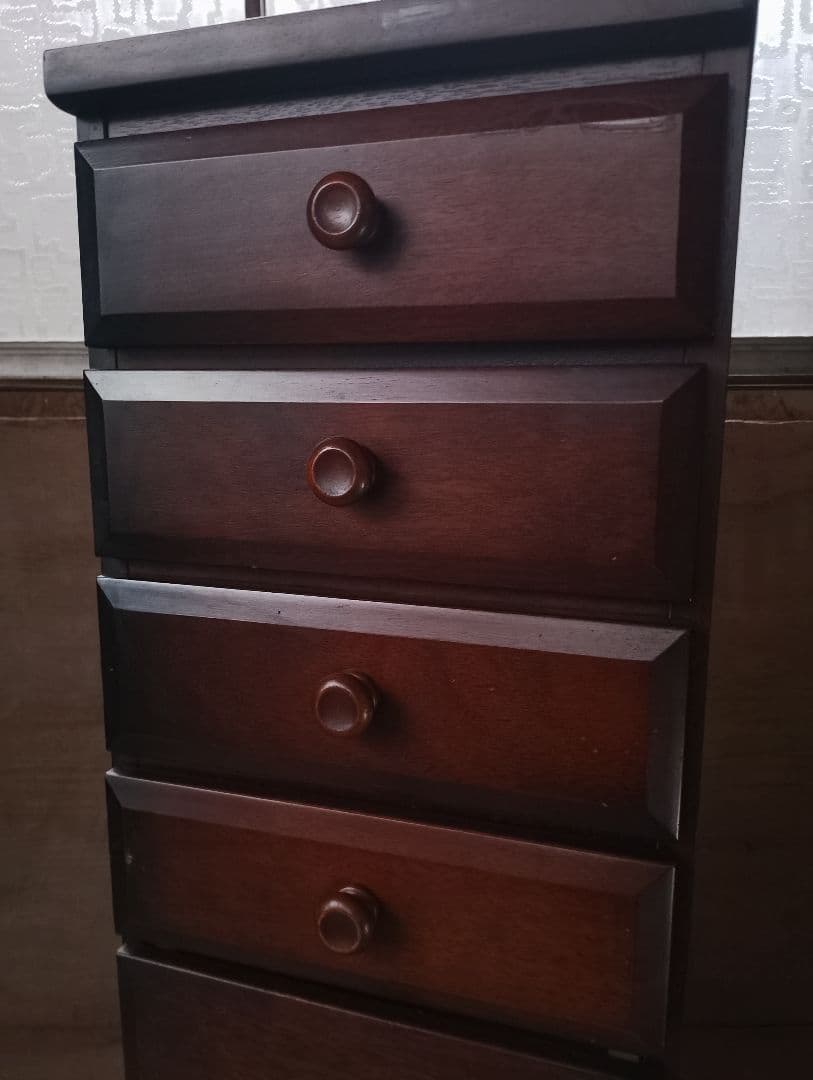 日本民芸 7段チェスト 小箪笥 古家具 和家具 小引き出し アンティーク レトロ