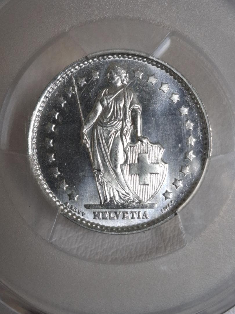 スイス1フラン銀貨