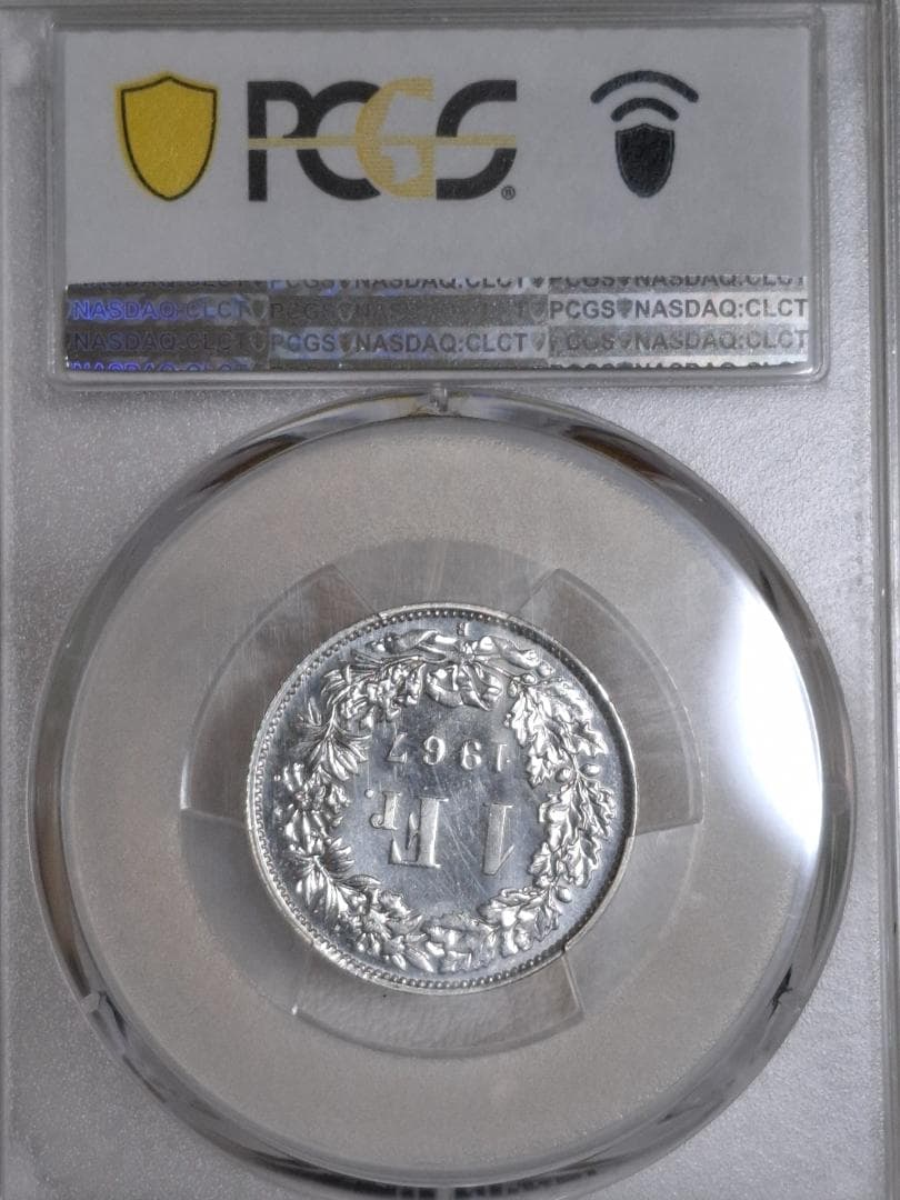 スイス1フラン銀貨