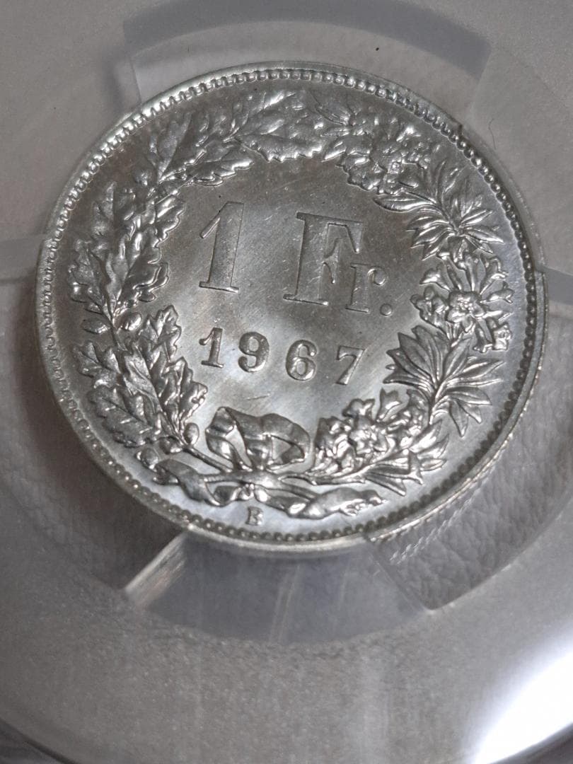 スイス1フラン銀貨