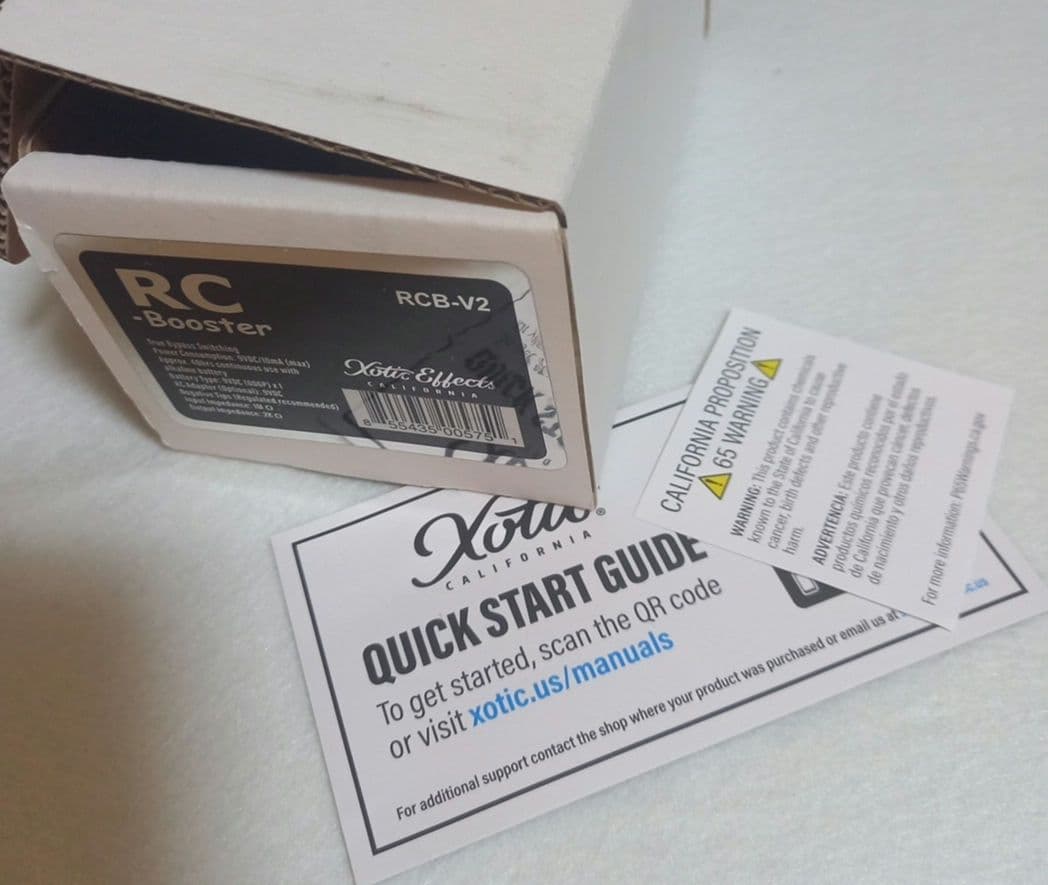 Xotic Effects RC-Booster　V2
