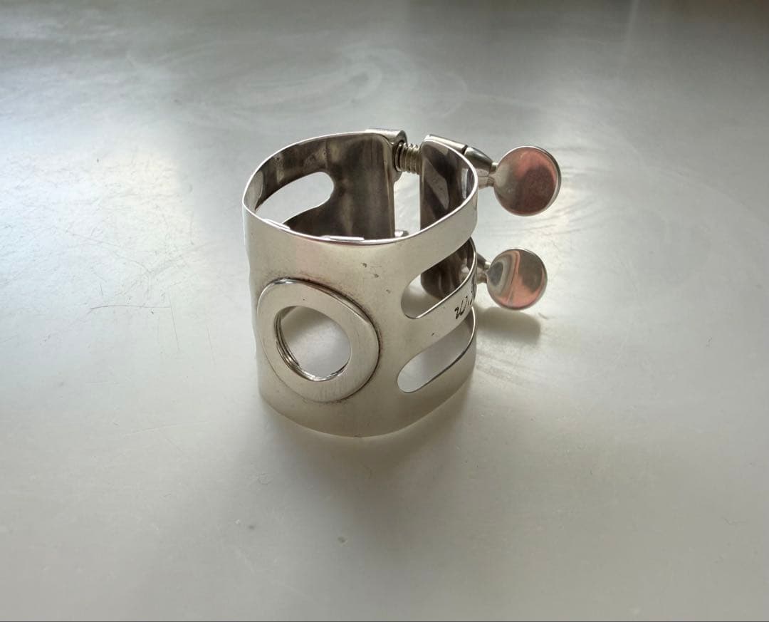 ウッドストーン クラリネットリガチャー　シルバー