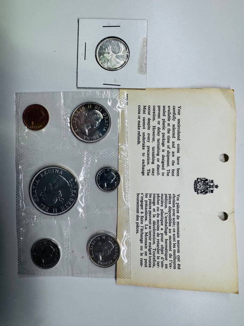 カナダ　銀貨セット　1964