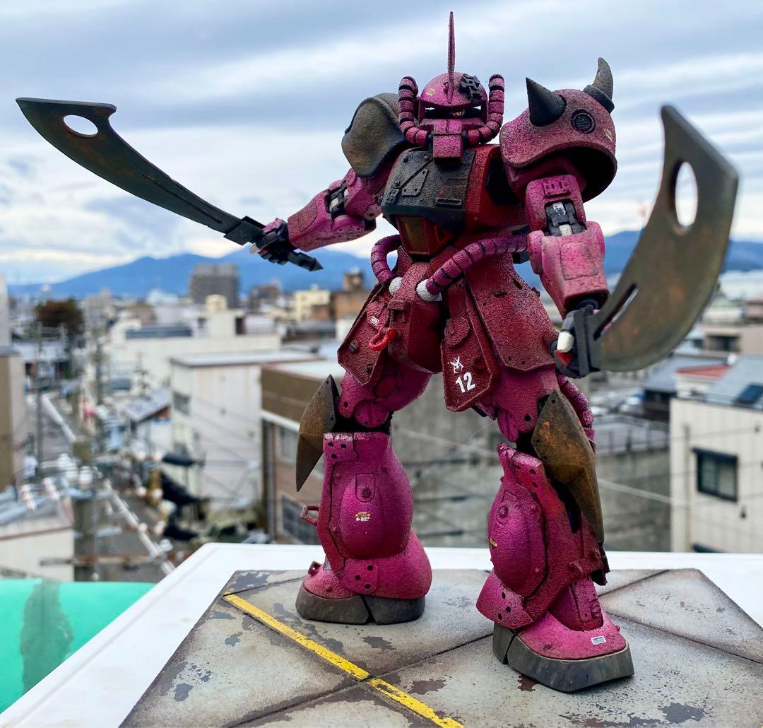 ガンプラ　MG MSV YMS-07シャア専用プロトタイプグフ　完成品