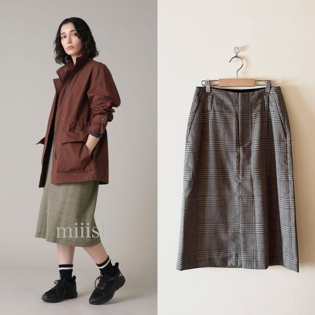 新品 マーガレットハウエル×フォックスブラザーズ グレンチェックツイルスカート