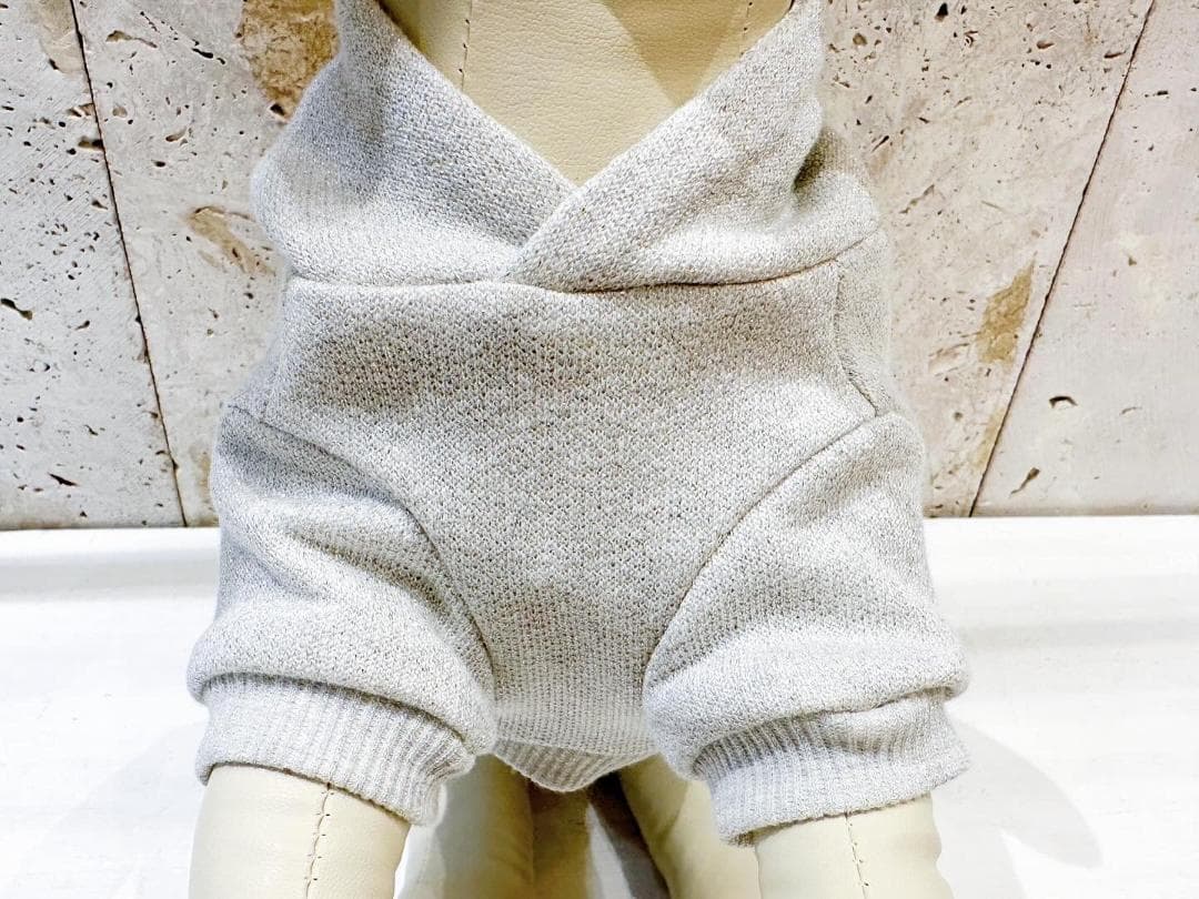 DENIM ROSE ワッペンフード付きラメパーカー