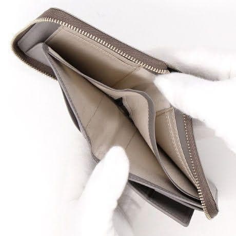 新品 マーガレットハウエルアイデア 折り財布 ピルモント ラウンド グレー