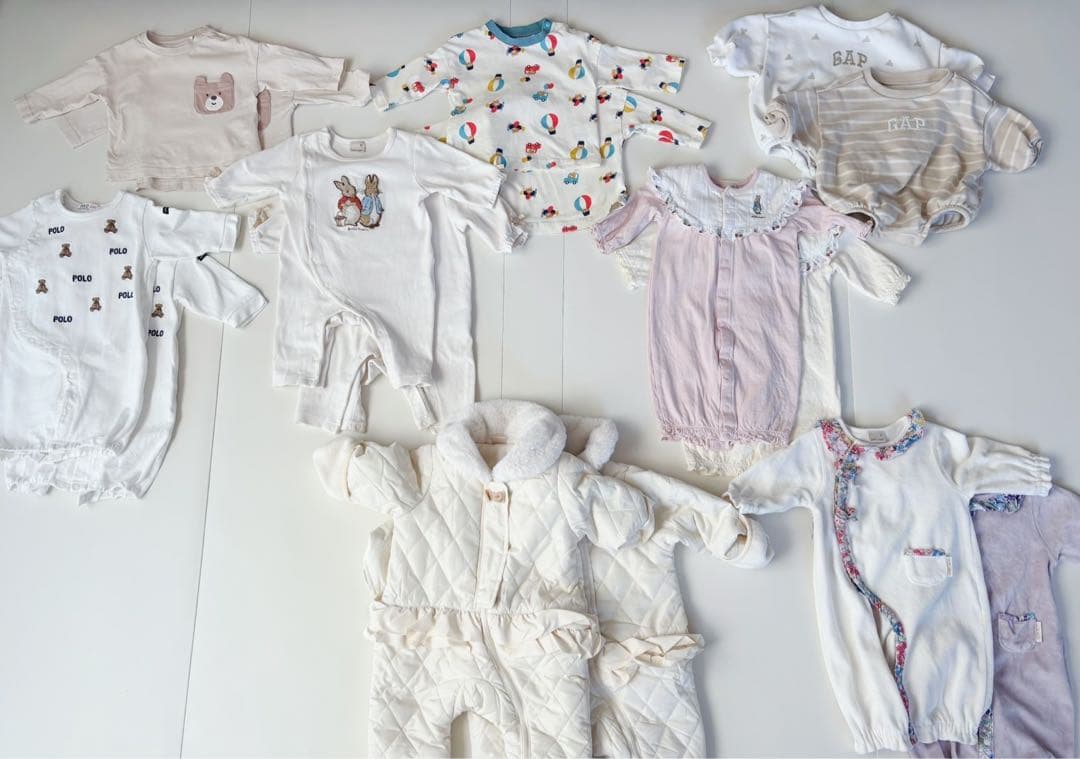 ベビー服セット9種18枚　双子　未使用品あり