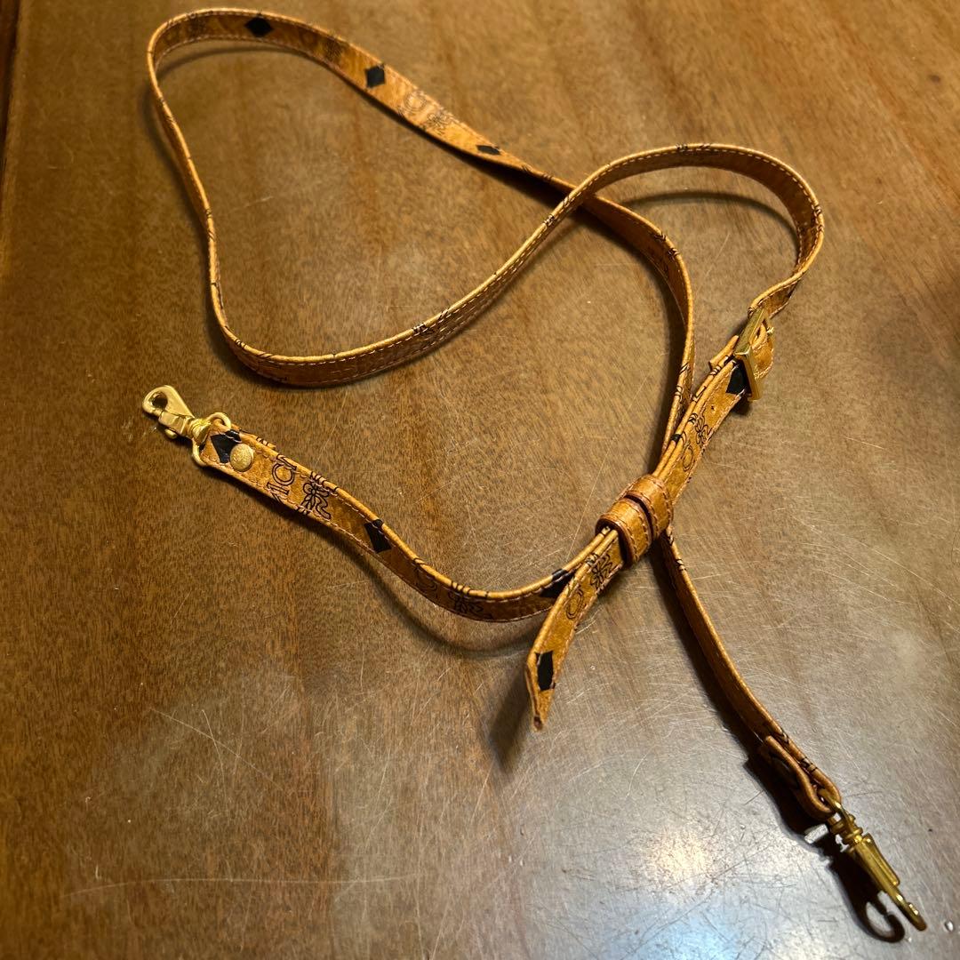 MCM 2way ミニボストンバッグ ショルダー付