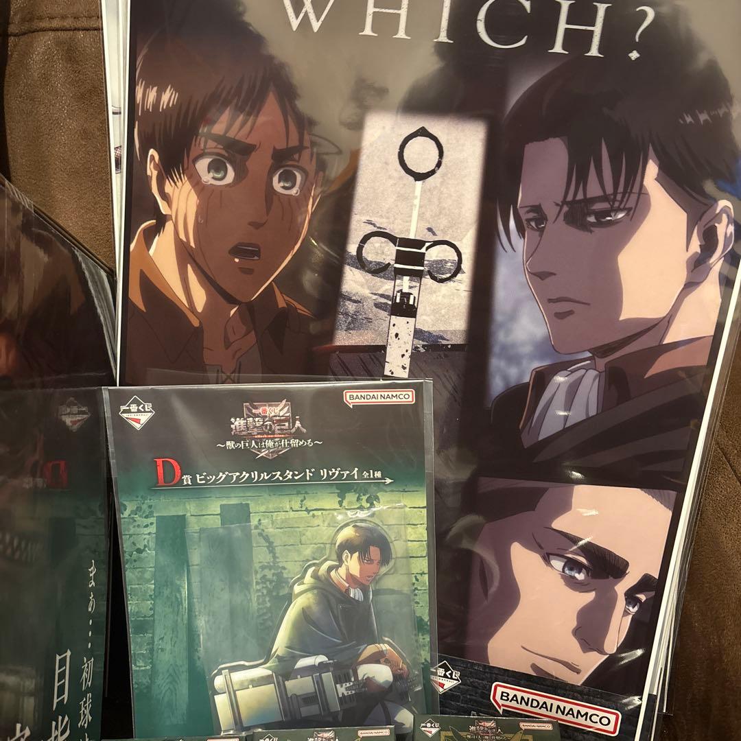 【人気商品‼️】一番くじ 進撃の巨人 A賞 B賞 D賞ラストワン賞　下位賞