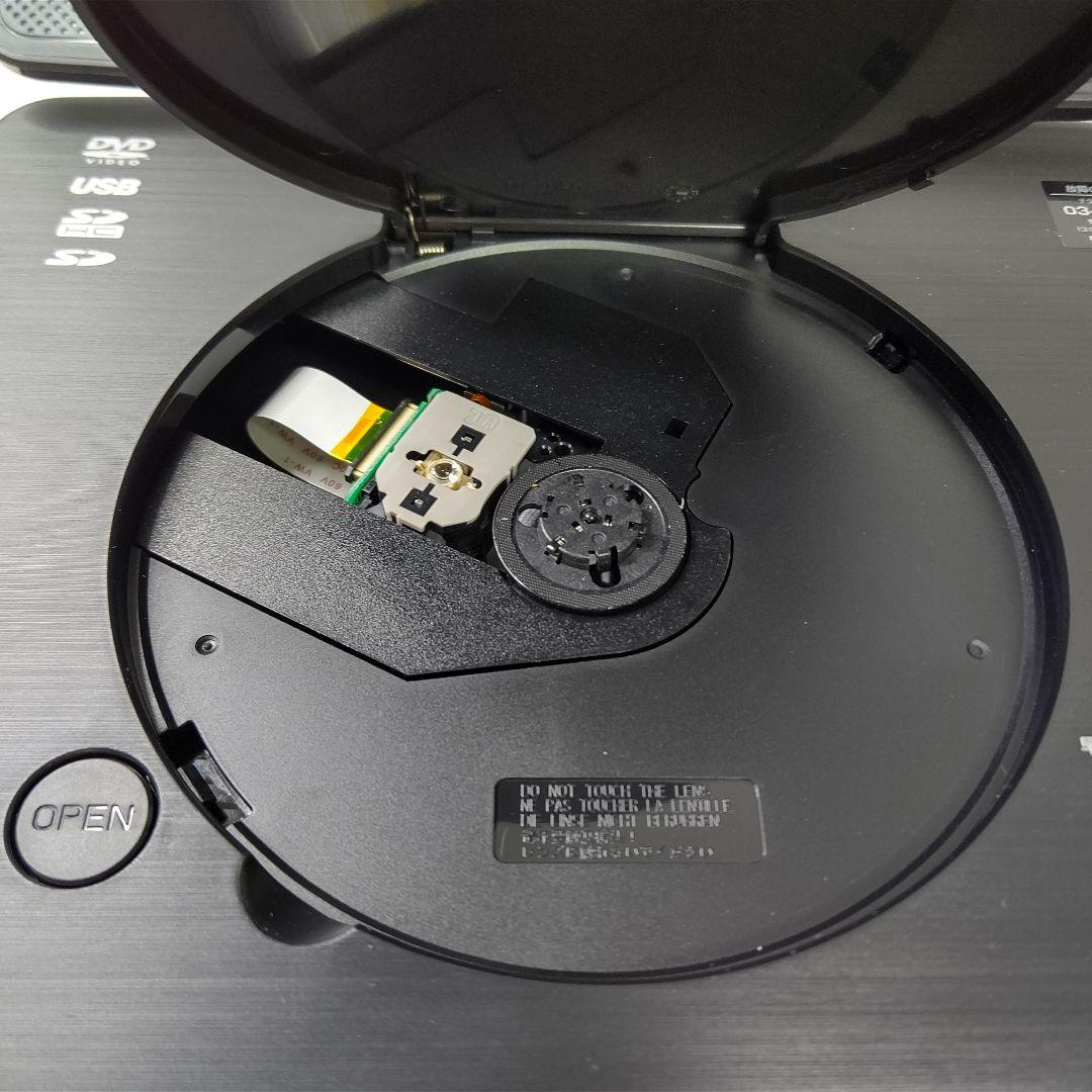 グリーンハウス　9型　ポータブルDVDプレーヤー　ほぼ未使用　乾電池　AC 対応