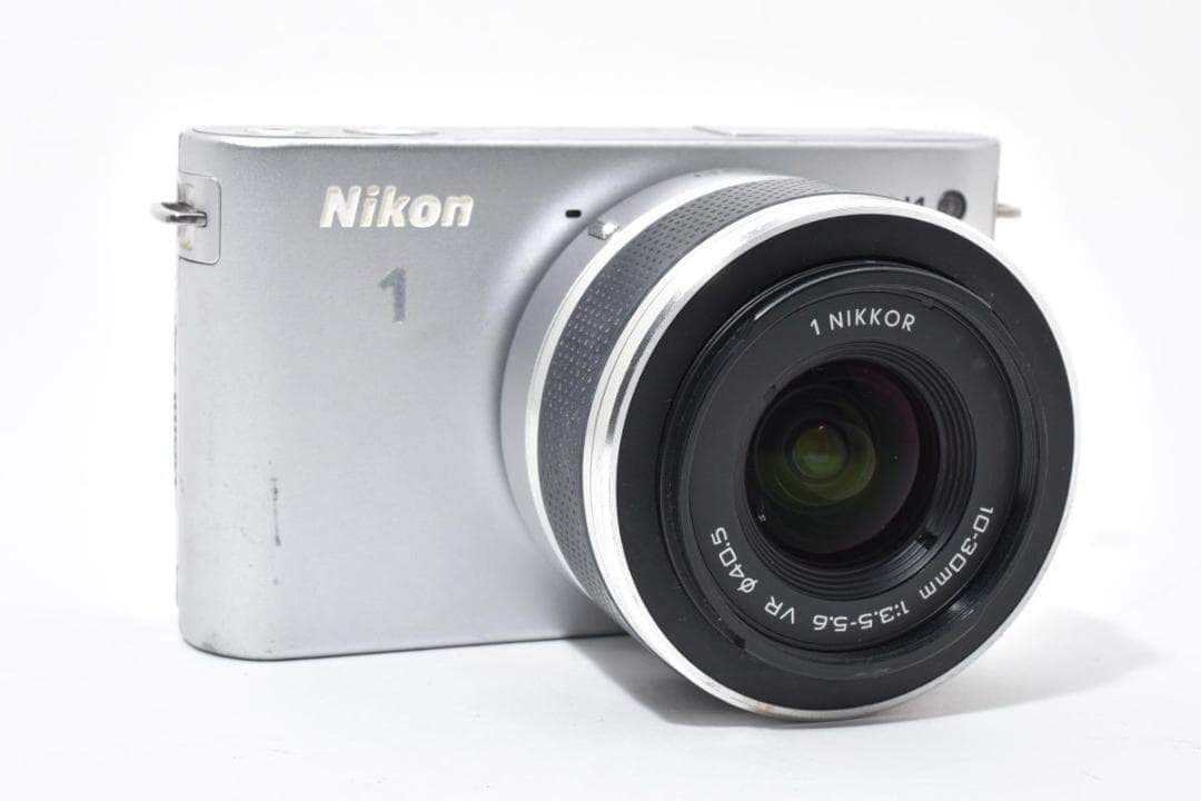 Nikon ニコン 1 J1 シルバー レンズキット ミラーレス一眼カメラ
