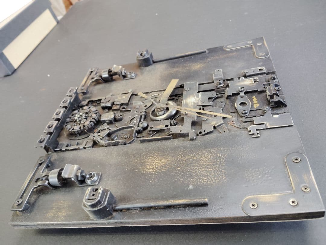 機械的時計内部構造アート　Ｔ01