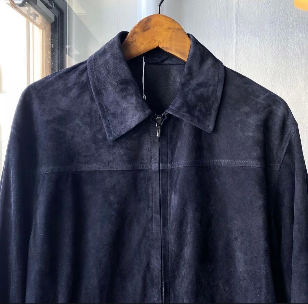 COMOLI シープスエード ジップショートジャケット