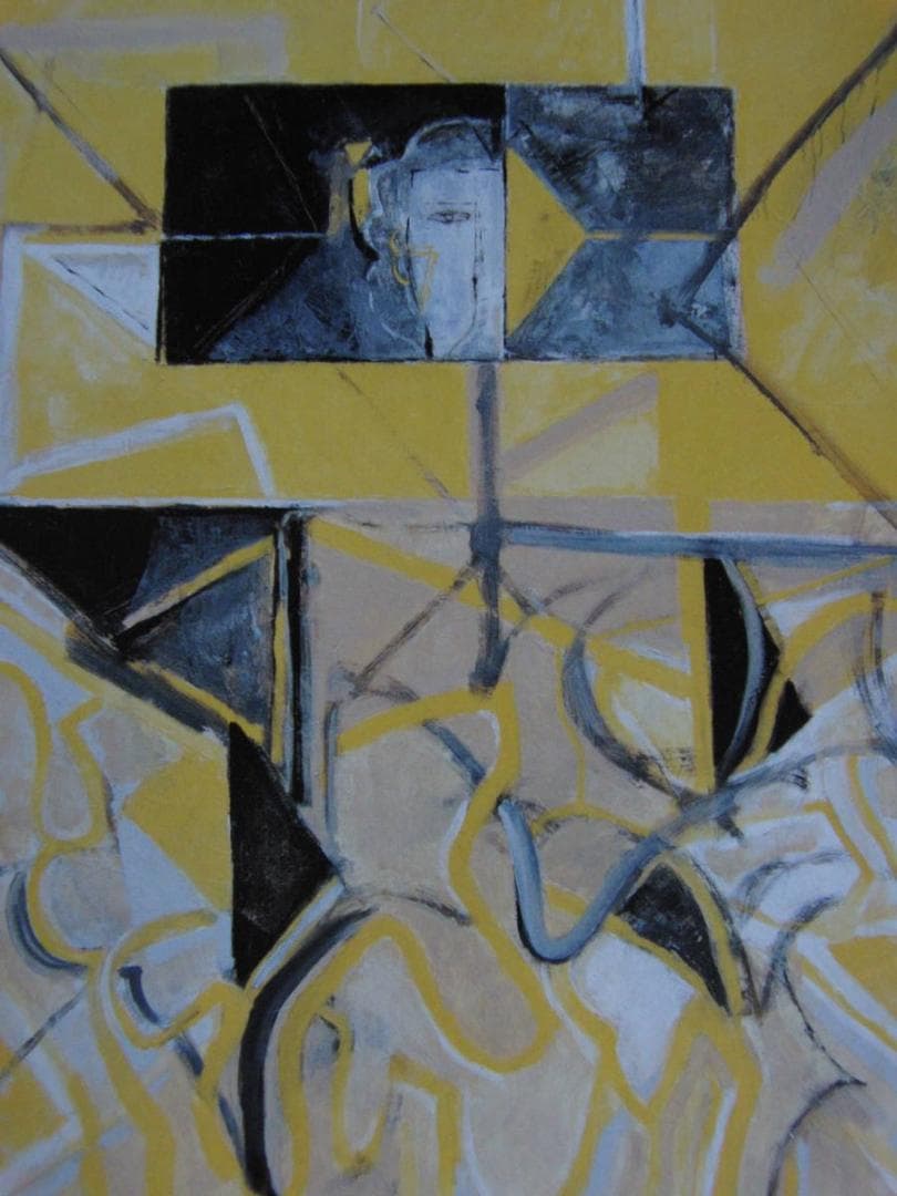 島田鮎子、【夏至の頃】、希少な額装用画集より、新品額装付