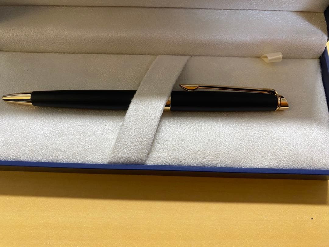 新品WATERMANウォーターマンメトロポリタンボールペンマットブラックゴールド