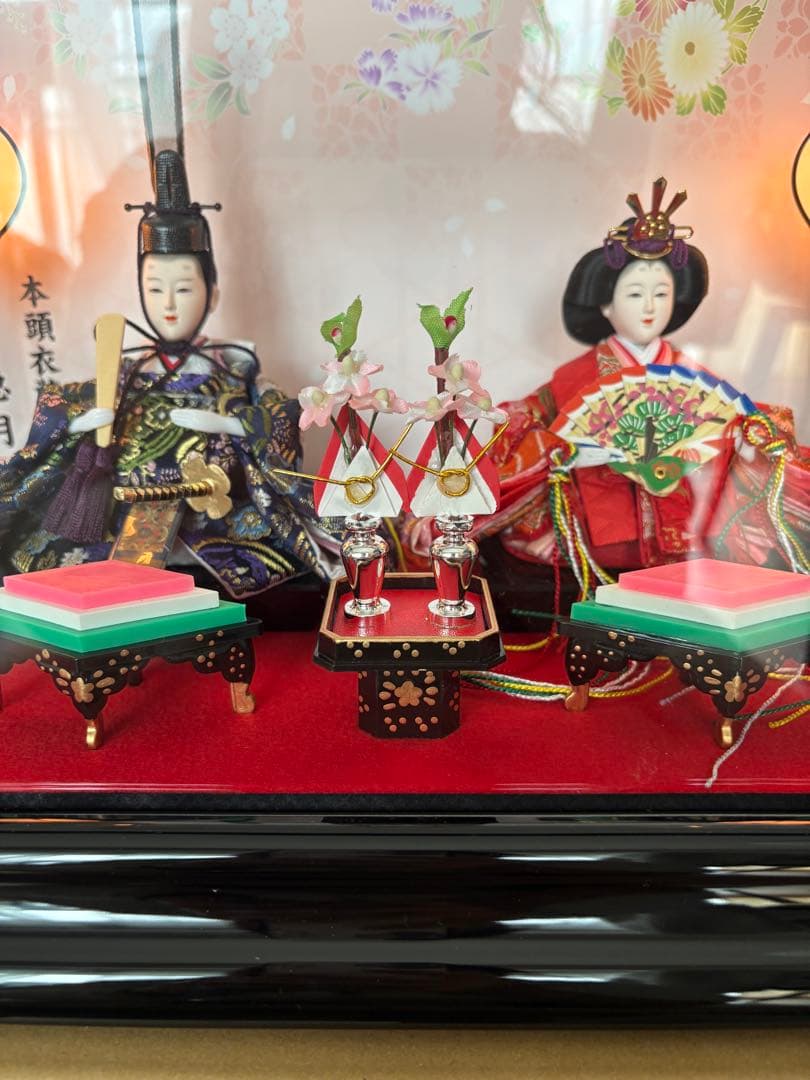 ★2024年2月購入★ひな人形★恵月人形本舗★ 花尽くし/金蘭衣装★