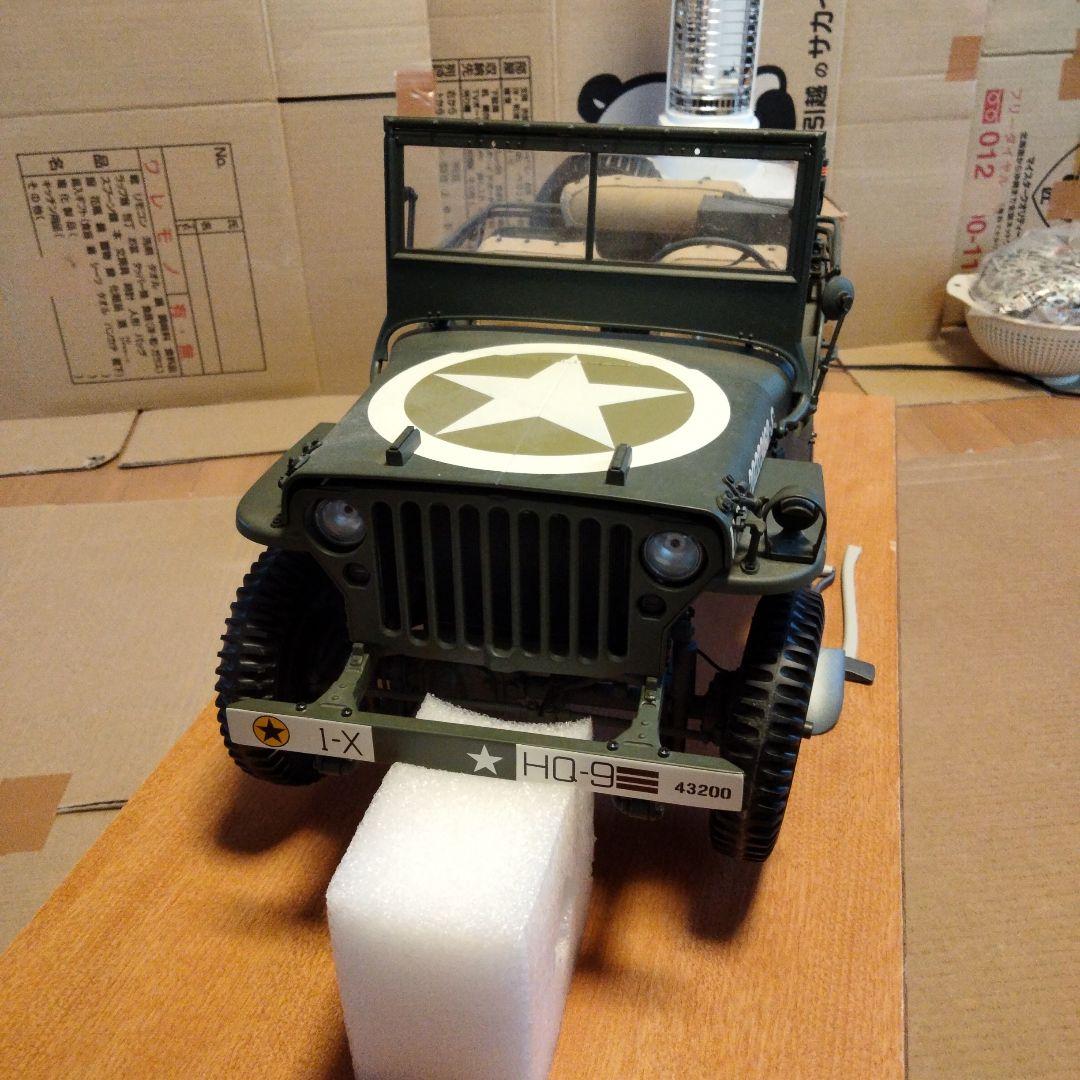 デアゴスティーニ・ウイリスジープ1／8 ・ジャンク品(部品の破損、欠品有りの為）