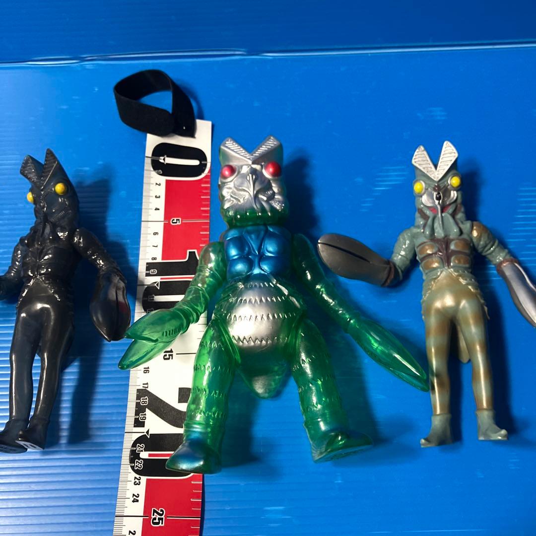 バンダイ　バルタン星人　ソフビ3点セット