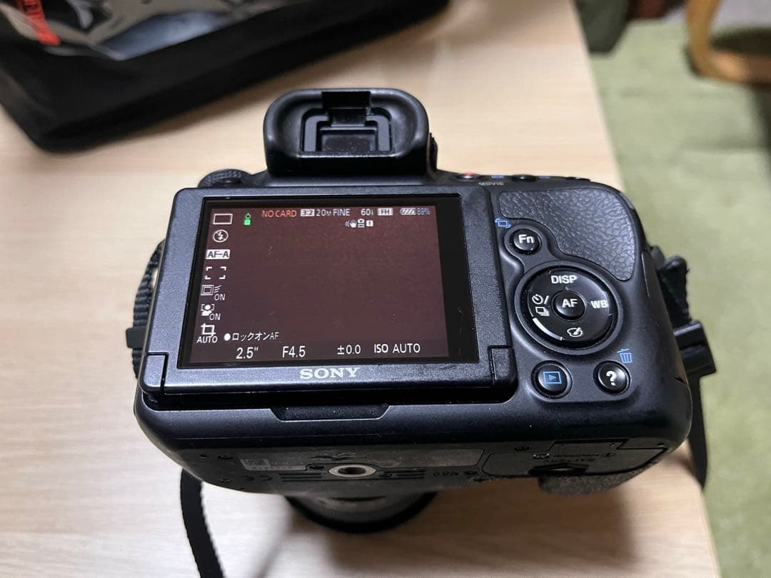 撮影枚数2710枚　Sony α58 W レンズセット フード フィルター付