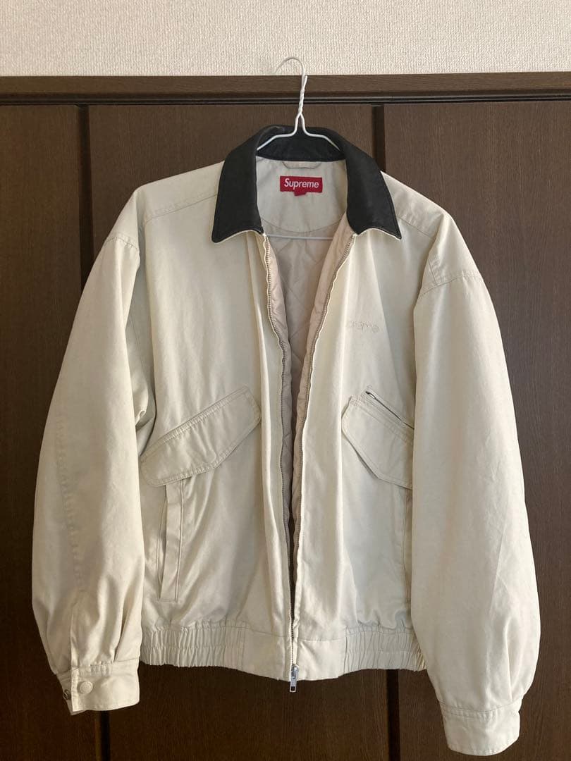 ジャケット・アウター Supreme Leather Collar Utility Jacket