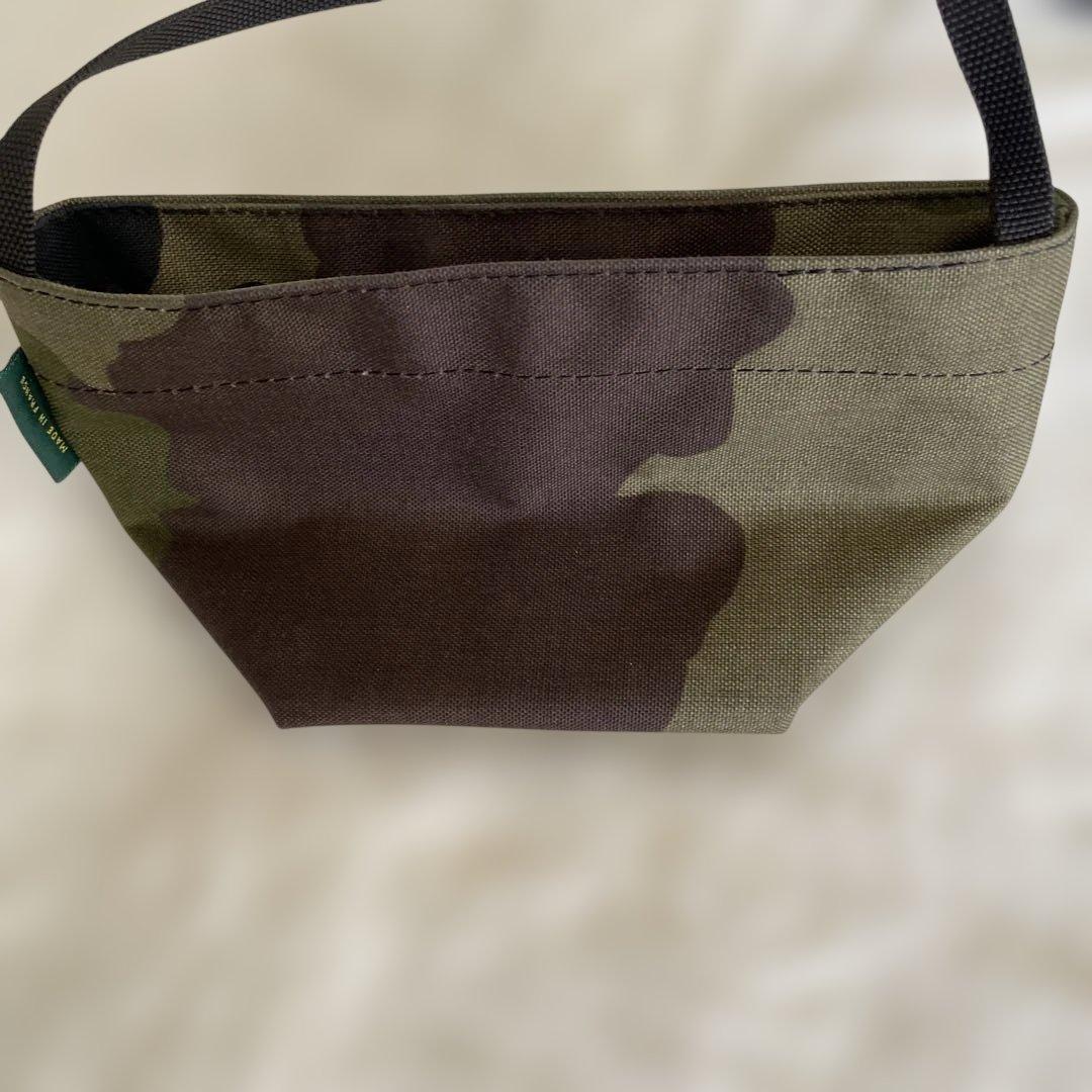 ⭐︎美品 エルベシャプリエ ショルダーバッグ 迷彩 舟型 バック底付き