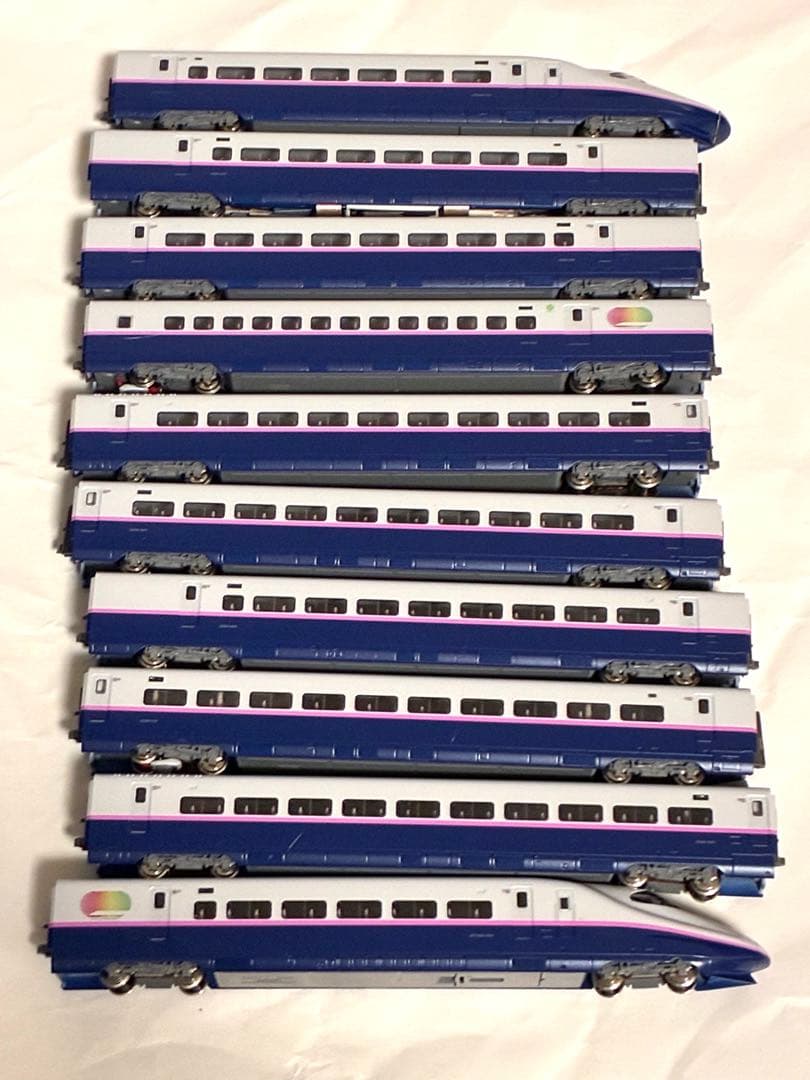 E2系東北上越新幹線10両　kato ライト点灯動力動作確認済　ジャンク品