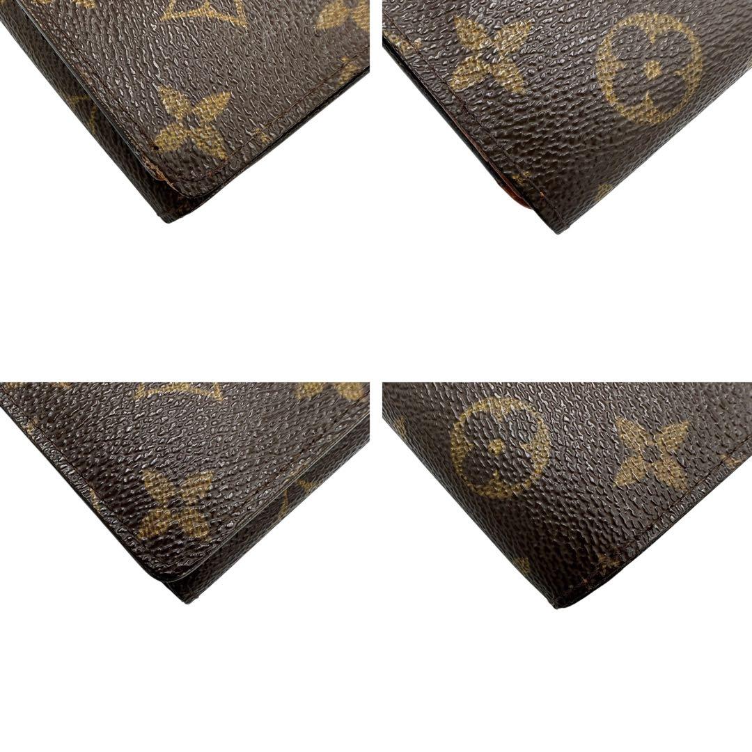 【極美品】ルイヴィトン モノグラム 二つ折り財布 L字ファスナー トレゾール