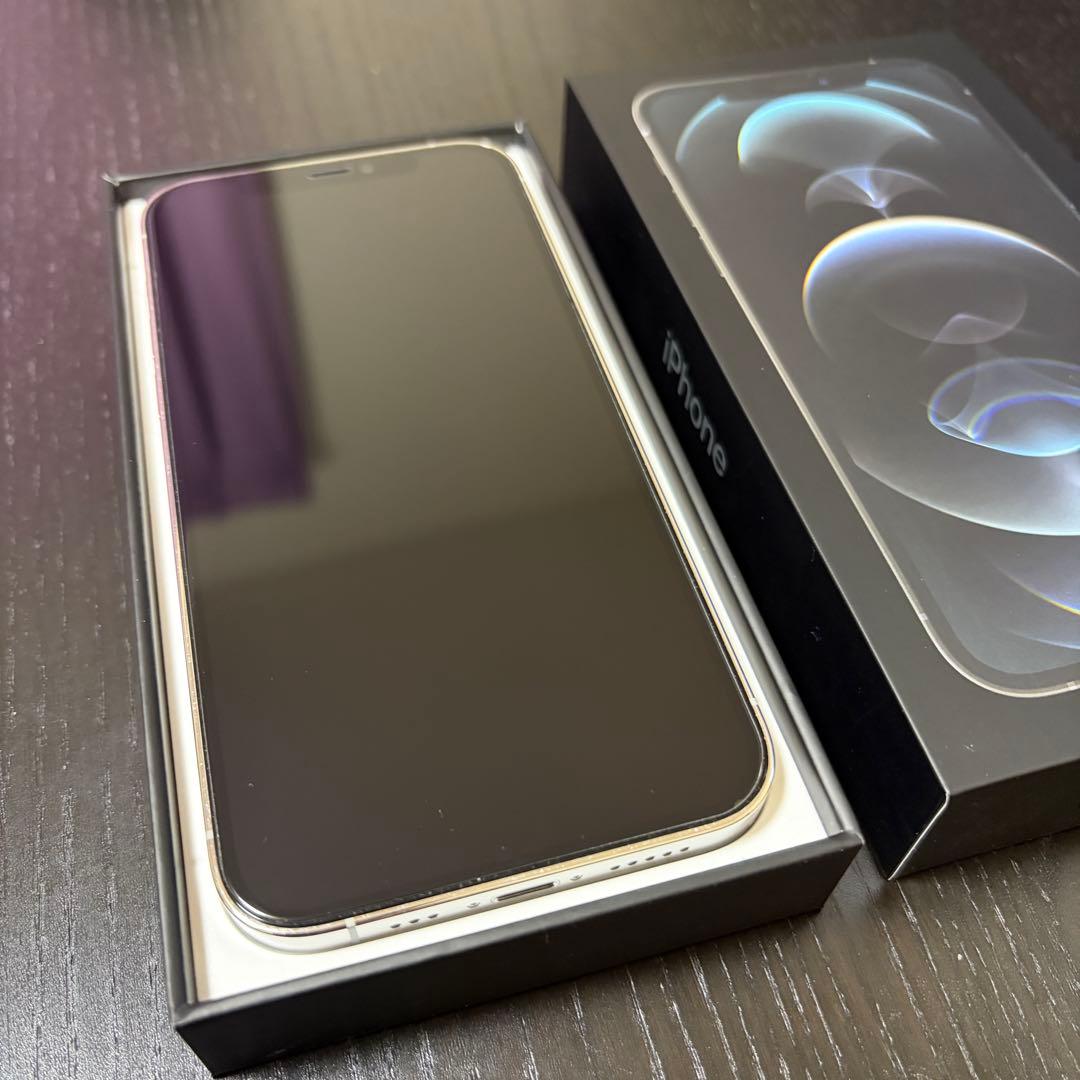 iPhone 12 Pro 256GB SIMフリー シルバー 箱 ケーブル付