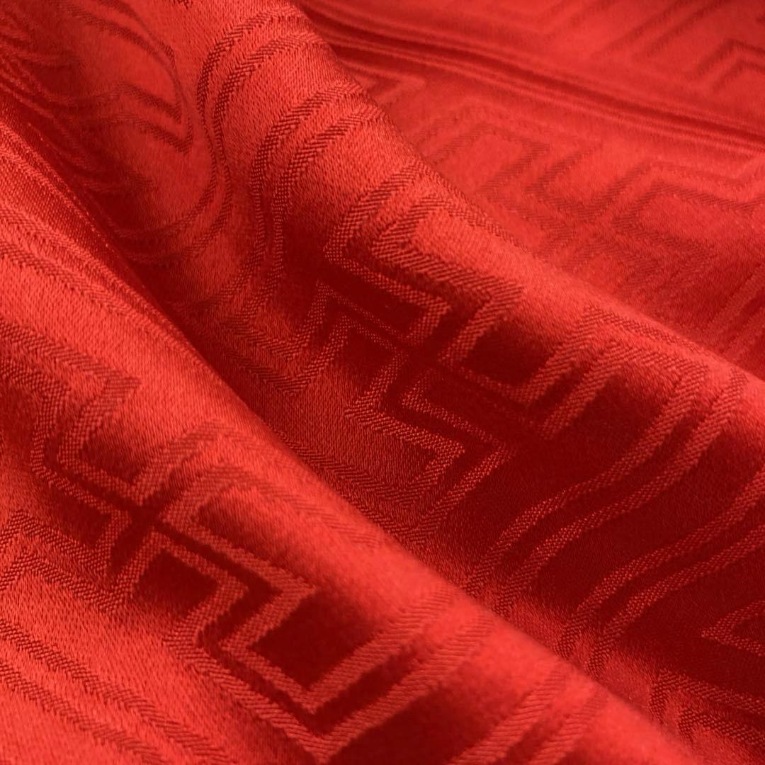 ◎mk-1448　引き振袖　お引きずり　婚礼衣装　金糸　銀糸　8-6