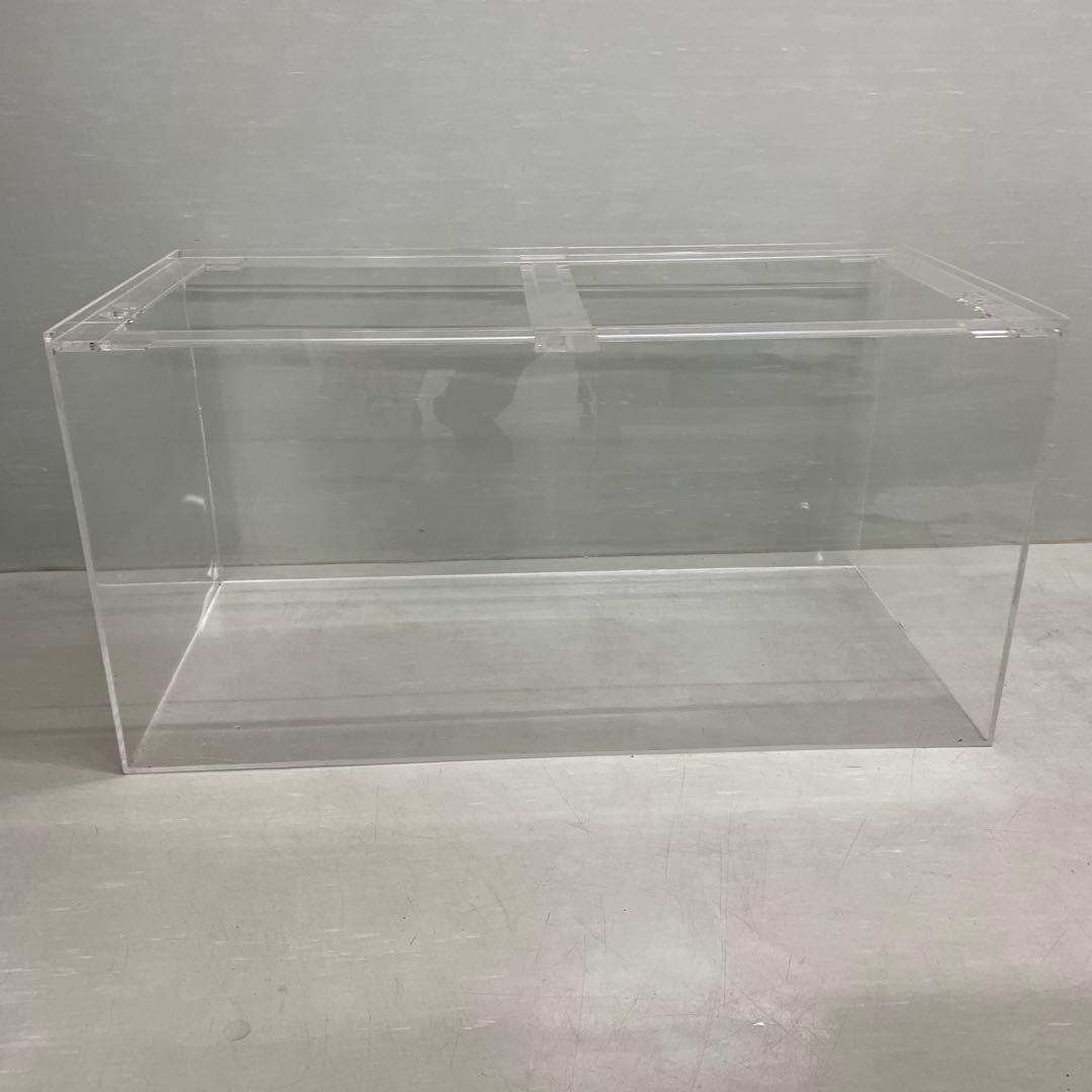 アクリル製大型水槽 幅90cm高さ45cm奥行45cm (たのメル便で発送)