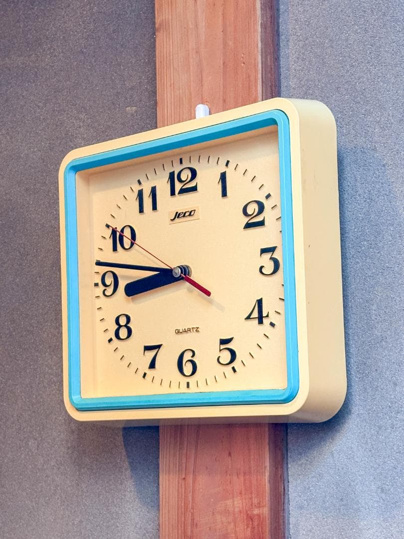jeco 1970年代　掛け時計　ポストモダン　ミッドセンチュリー