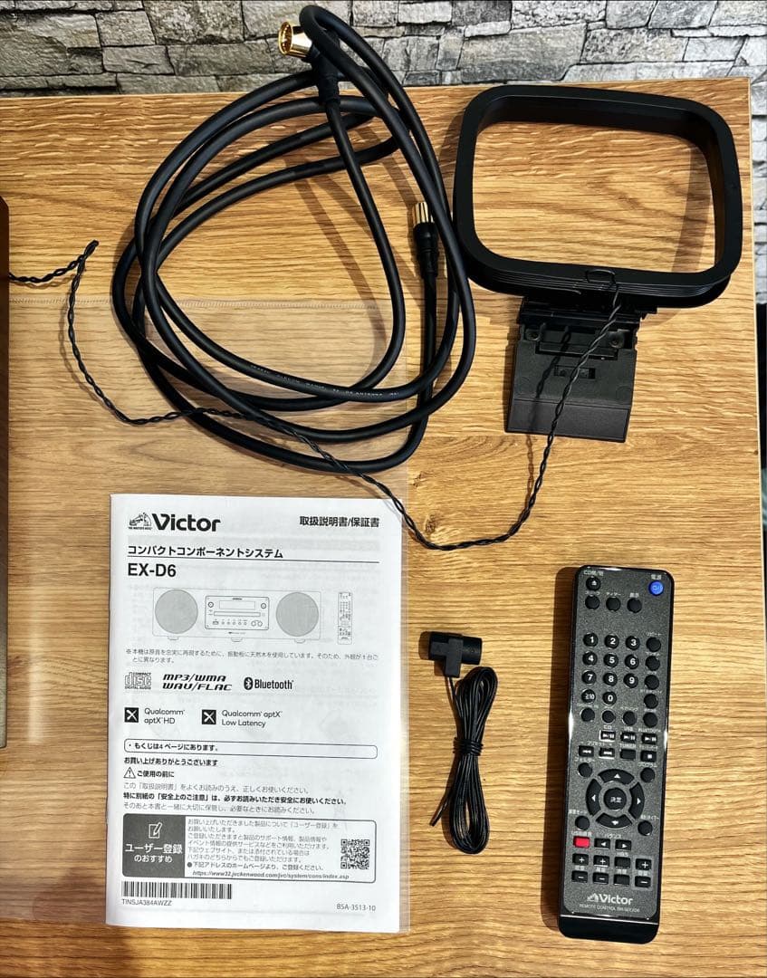 【極美品】Victor EX-D6 コンパクトコンポーネントシステム 付属品完備