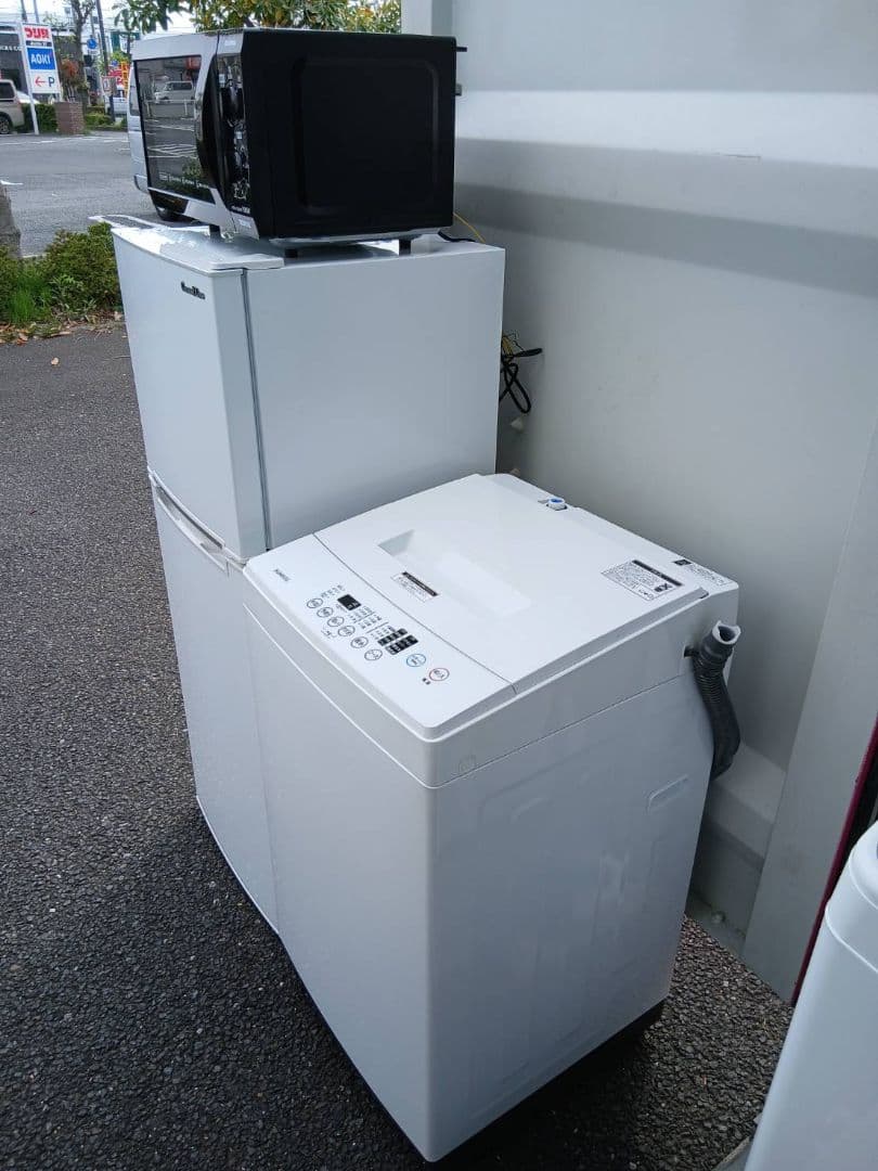 地域限定販売　人気の家電3点セット　冷蔵庫、洗濯機、電子レンジ