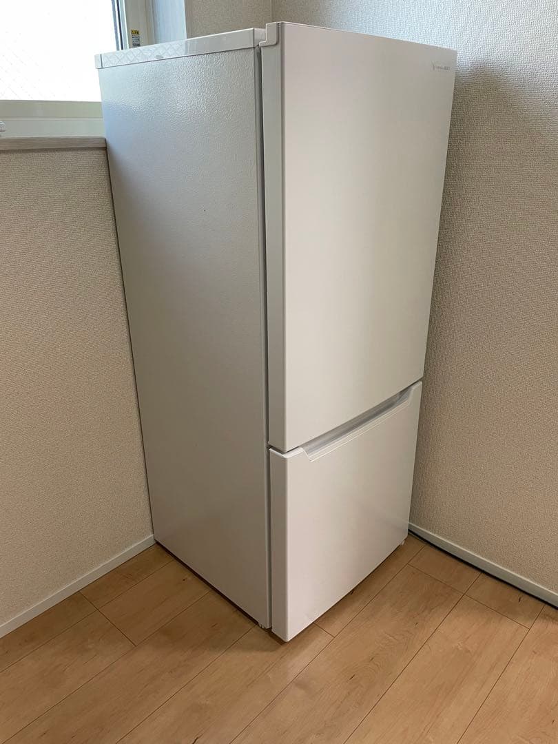 【ゆき】2ドア冷蔵庫 ホワイト【117L・右開き】