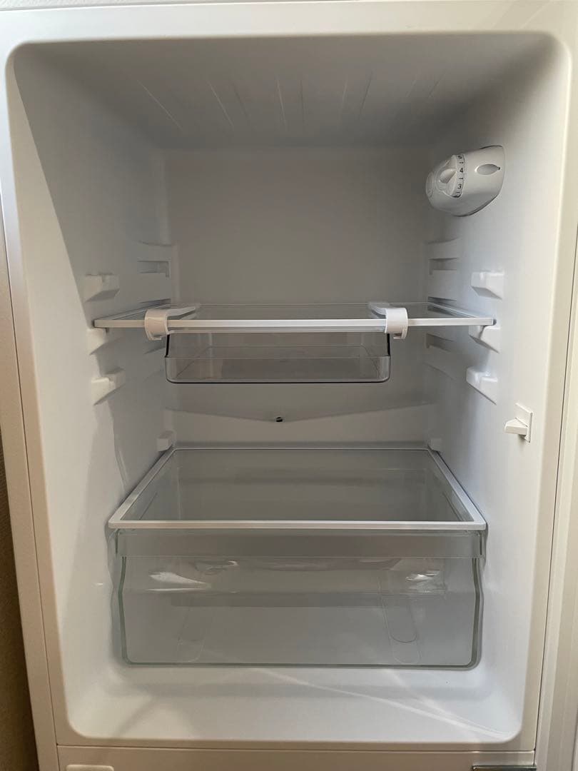 【ゆき】2ドア冷蔵庫 ホワイト【117L・右開き】