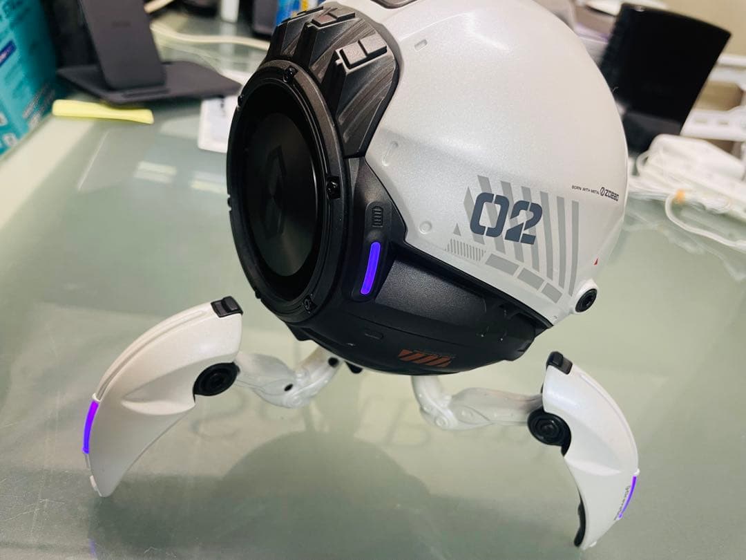 GravaStar Bluetoothスピーカー(ホワイト) 通電のみ