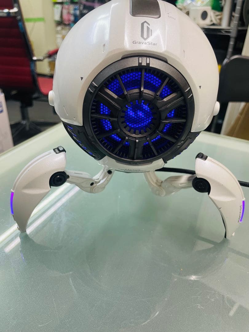 GravaStar Bluetoothスピーカー(ホワイト) 通電のみ