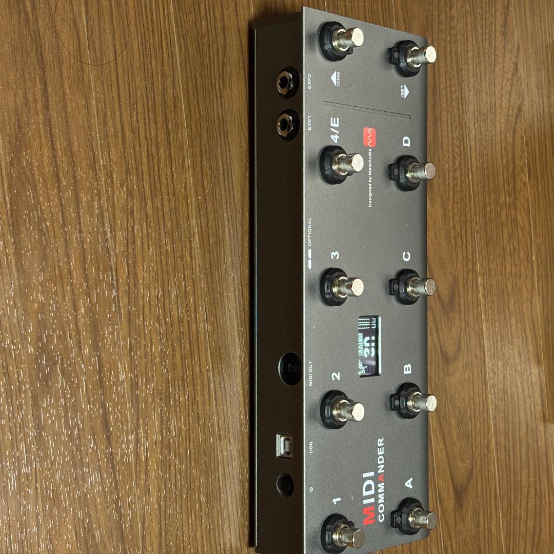ギター melo audio MIDI COMMANDER
