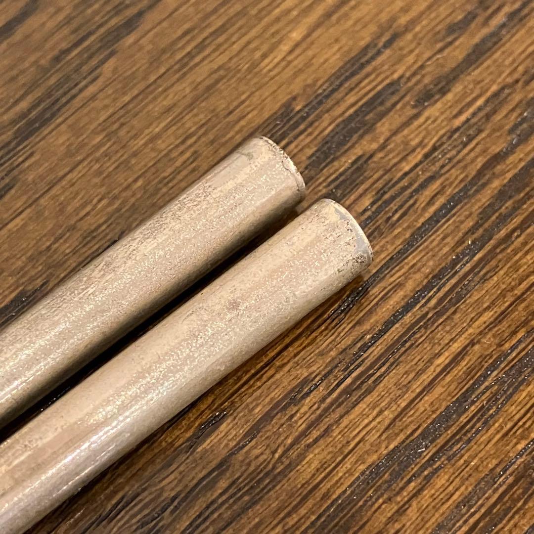 純銀　箸　ポータブル　年代物　いづみ屋