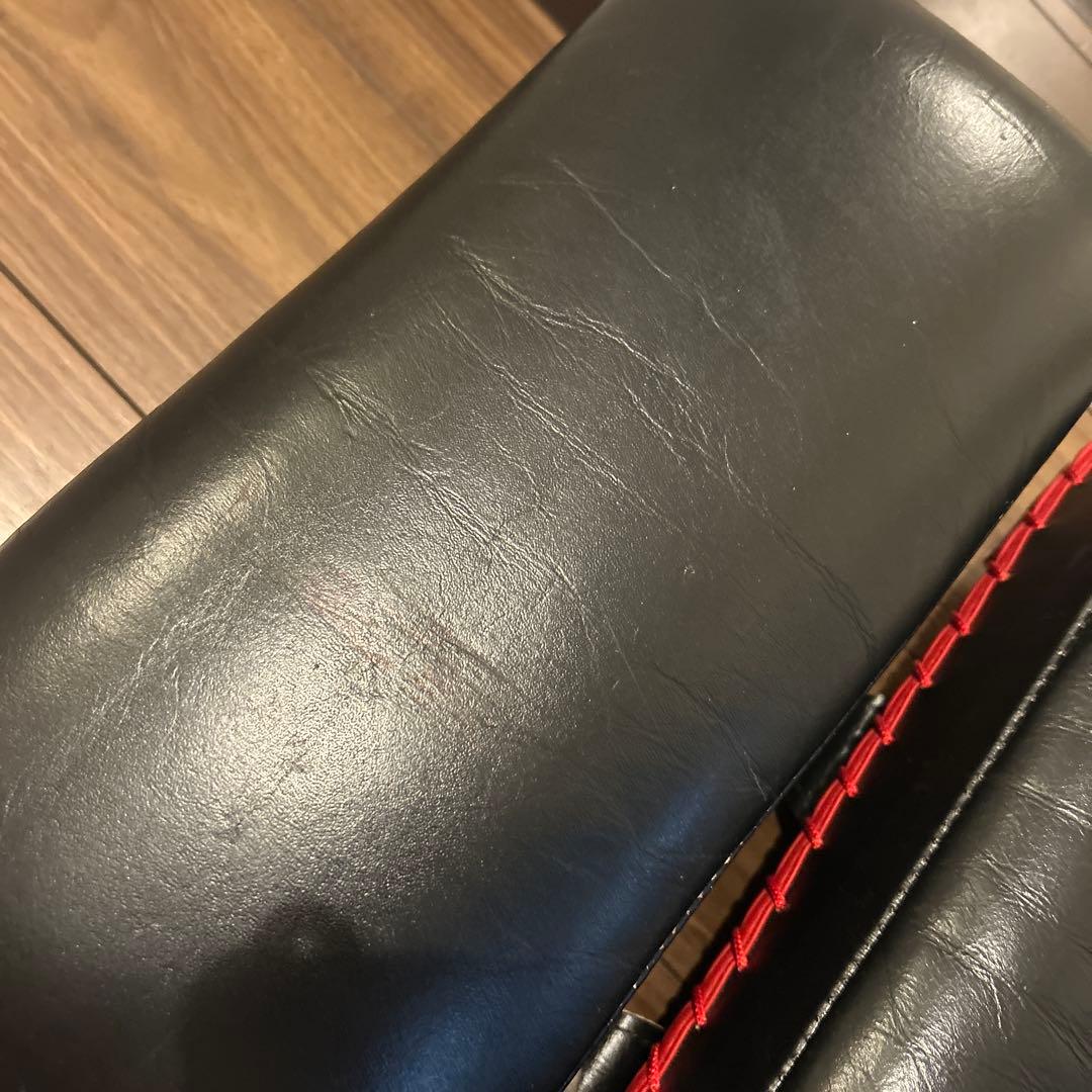 THAISMAI (タイサマイ) キックミット 黒に赤ライン2個セット