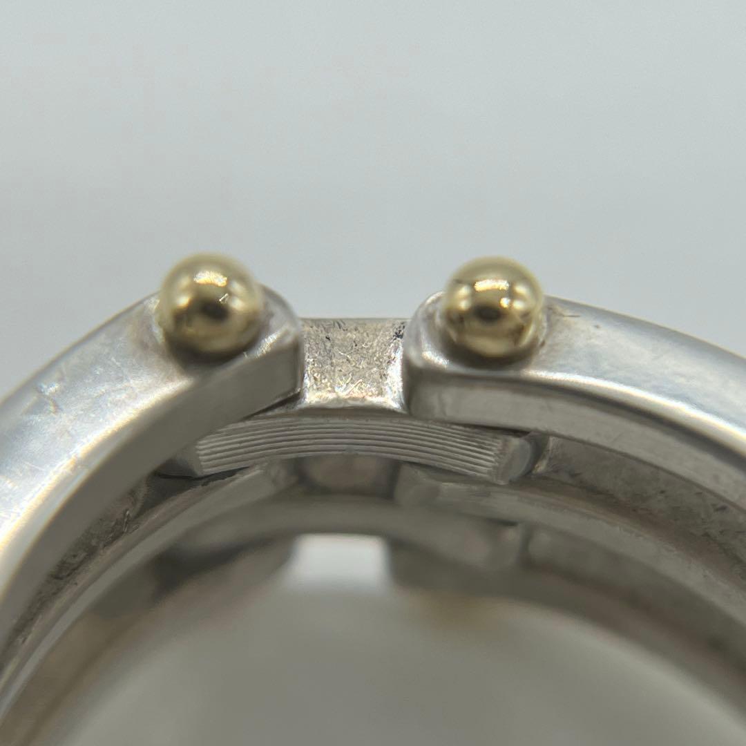 ティファニー TIFFANY ゲートリング 22号 SV YG コンビ 希少