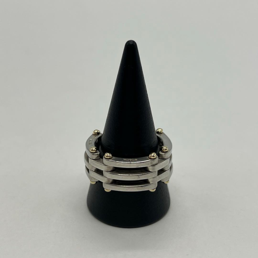 ティファニー TIFFANY ゲートリング 22号 SV YG コンビ 希少