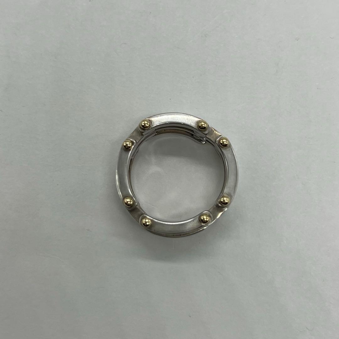 ティファニー TIFFANY ゲートリング 22号 SV YG コンビ 希少