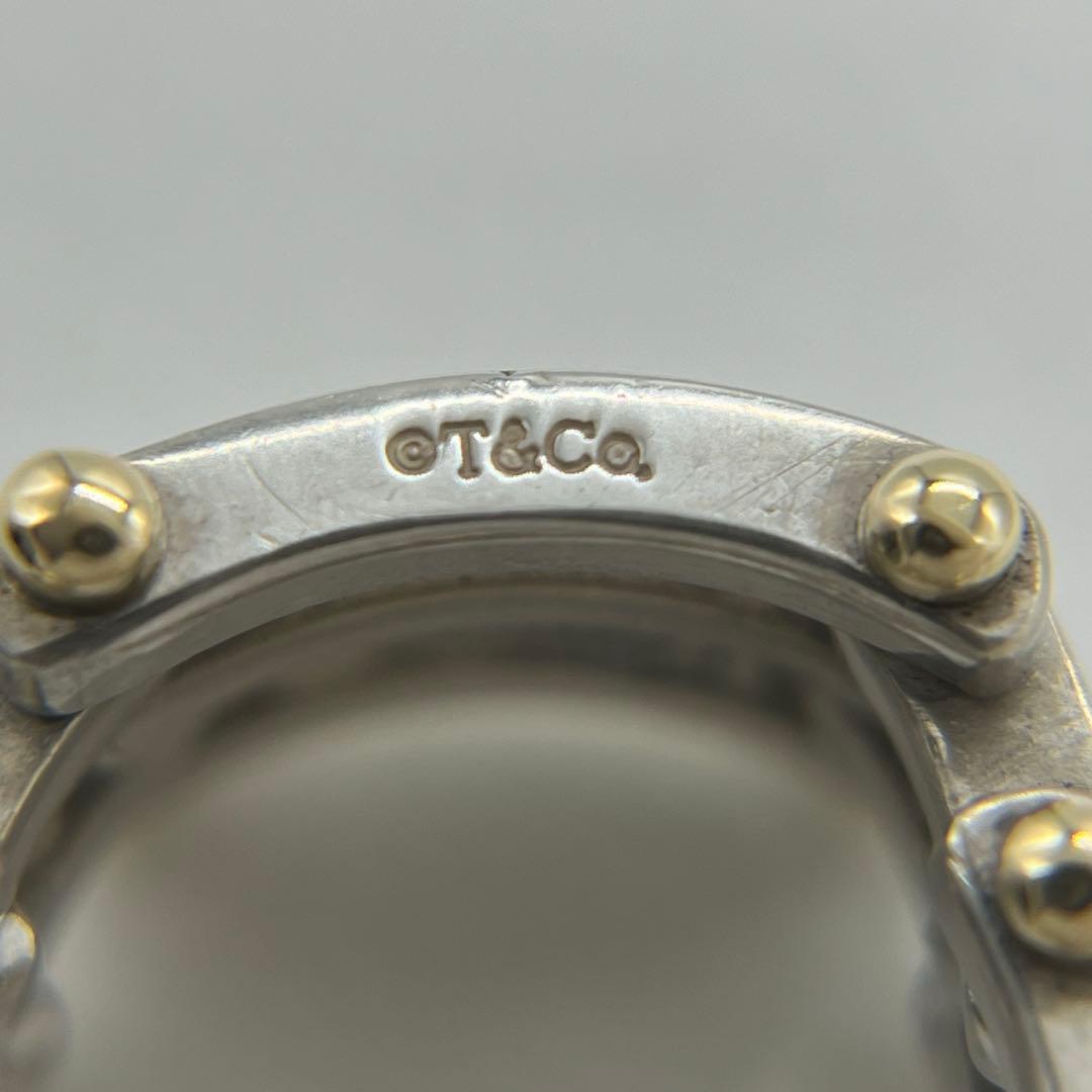 ティファニー TIFFANY ゲートリング 22号 SV YG コンビ 希少