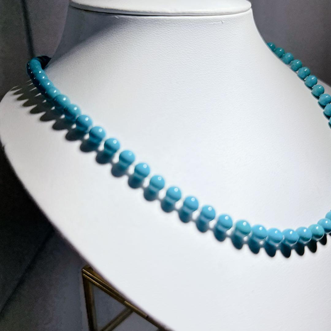 トルコ石ネックレスターコイズネックレスNO25-2157