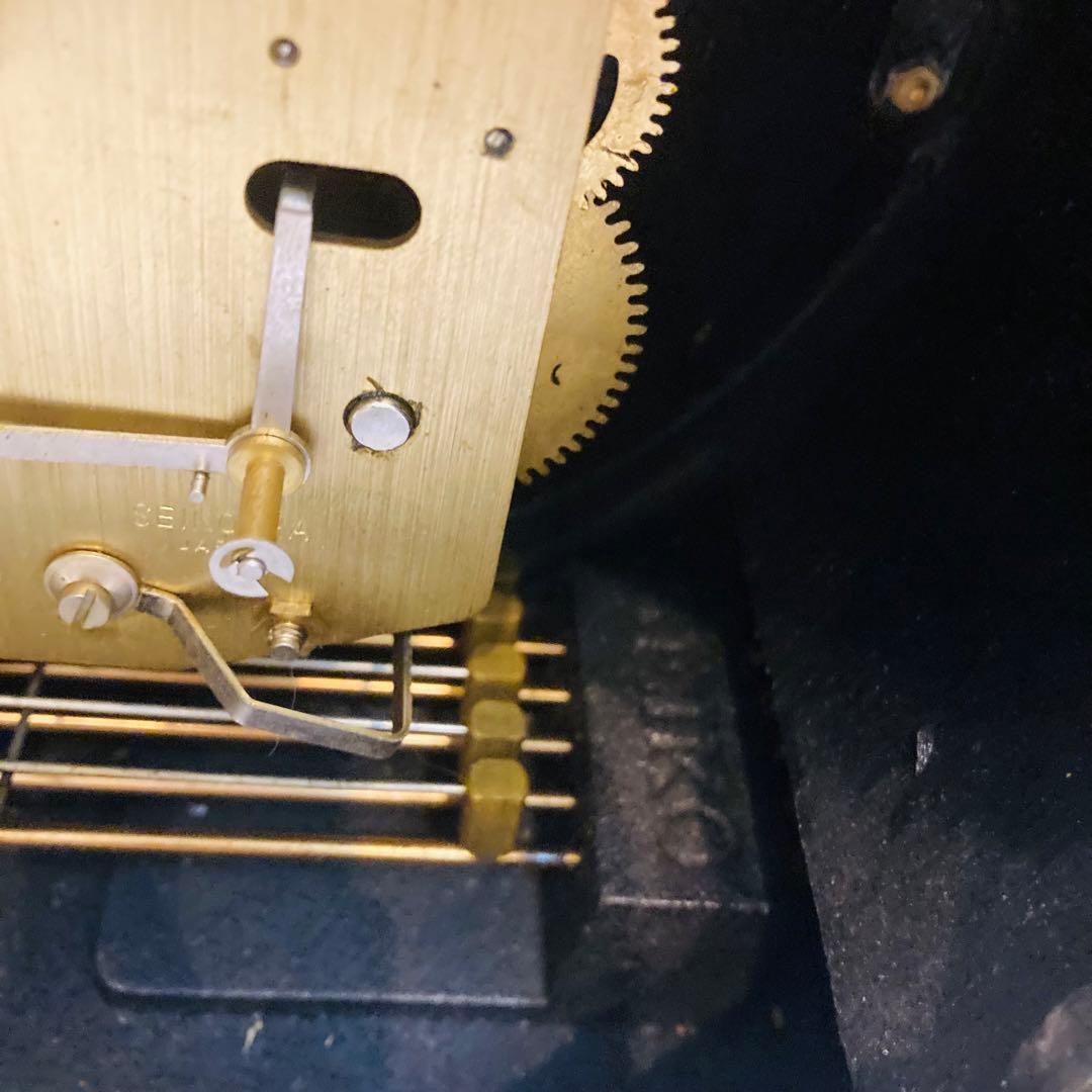 SEIKO レトロ 置時計 ゼンマイ式 ボンボン時計 昭和レトロ 古道具