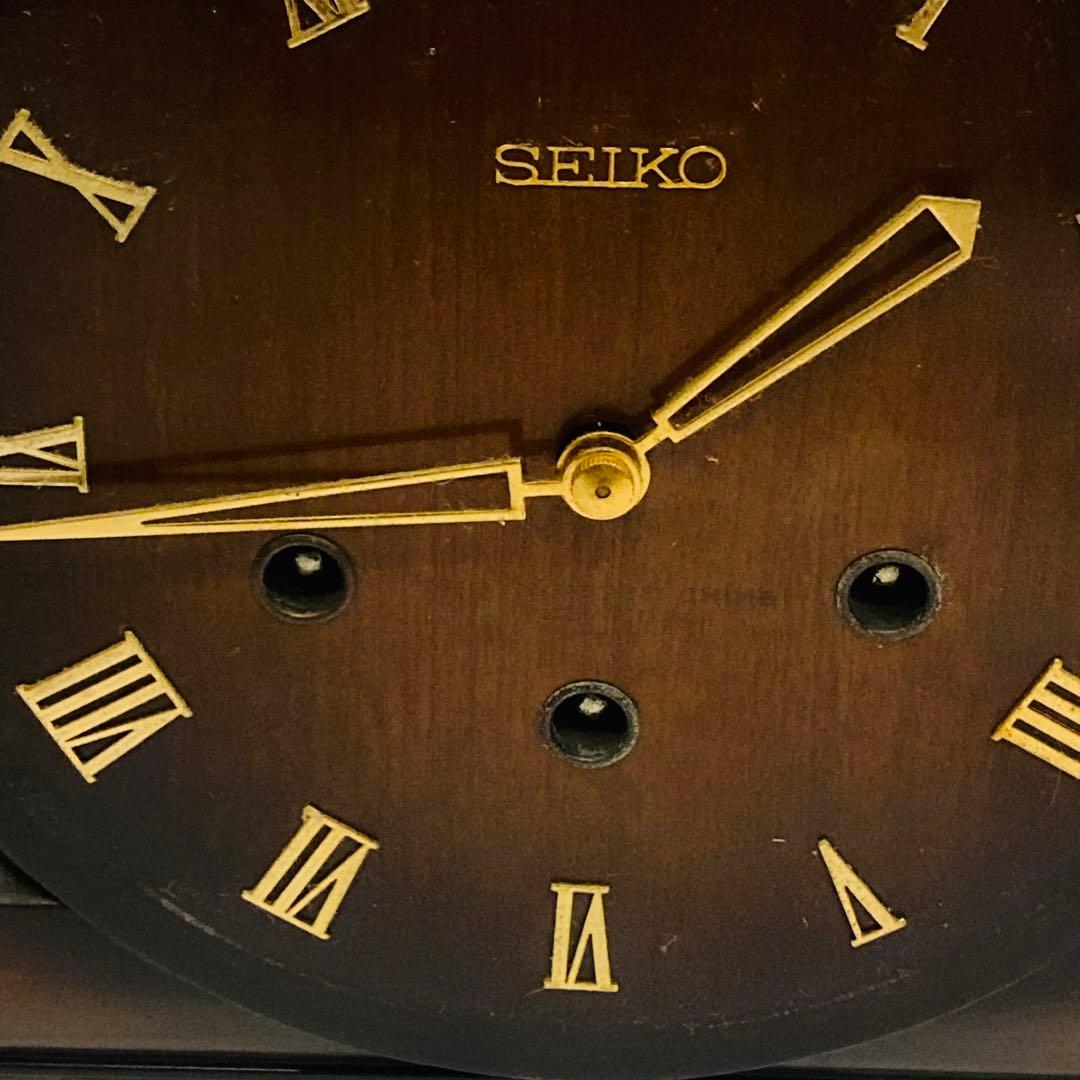 SEIKO レトロ 置時計 ゼンマイ式 ボンボン時計 昭和レトロ 古道具