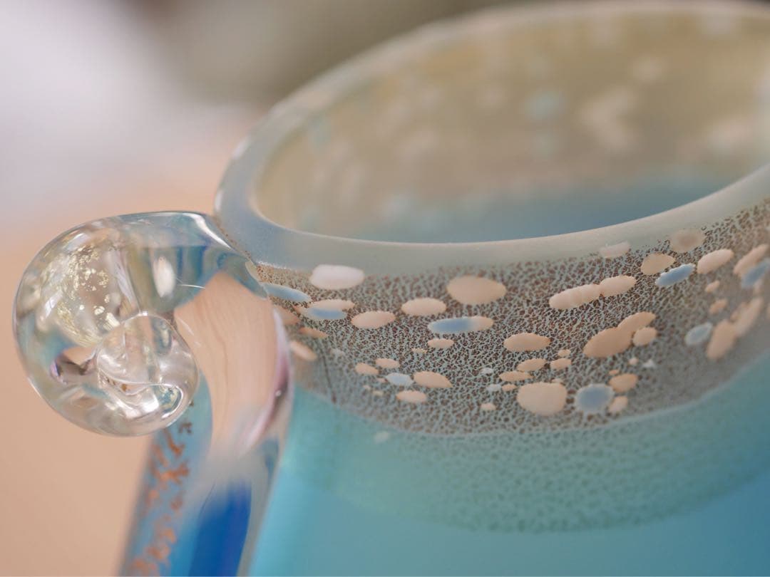 ガラスアート壺（グラスアート黒木）